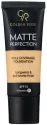 Golden Rose - MATTE PERFECTION - Full Coverage Foundation - Matujący podkład do twarzy - SPF15 - 35 ml - W3 - W3