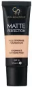 Golden Rose - MATTE PERFECTION - Full Coverage Foundation - Matujący podkład do twarzy - SPF15 - 35 ml - C1 - C1