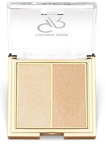 Golden Rose - SO GLOW! - Highlighter Duo - Double face highlighter - 2x3.2 g - 101 STARLIGHT