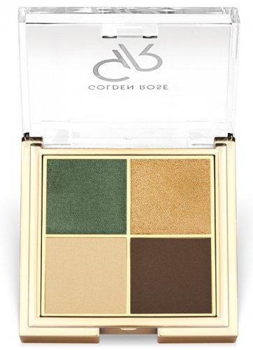 Golden Rose - Quattro Eyeshadow Palette - Paleta 4 cieni do oczu - 4x2,2 g - 02 ROYAL JUNGLE
