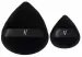 Nanshy - Velvet Powder Puff - Duo Pack Full + Mini - Zestaw dwóch puszków do twarzy