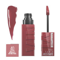MAYBELLINE - SUPERSTAY VINYL INK - Vinyl lipstick - 4.2 ml - 40 - WITTY  - 40 - WITTY 