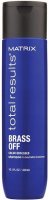 Matrix - Total Results - Brass Off - Shampoo - Cooling Shampoo for Blonde Hair - 300 ml