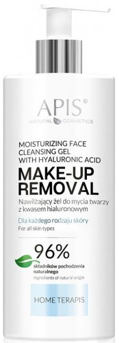 APIS - Moisturizing Face Cleansing Gel With Hyaluronic Acid - Nawilżający żel do mycia twarzy z kwasem hialuronowym - 300 ml