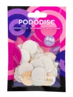 Staleks - Pro Pododisc Disposable Files - size M - 20 mm - 240 grit. - 50 pcs. - White - PDF-20-240W