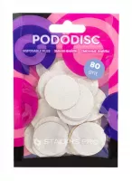 Staleks - Pro Pododisc Disposable Files - size L - 25 mm - 80 grit. - 50 pcs. - White - PDF-25-80W