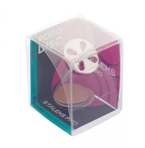 Staleks - Pro Expert - Pododisc Elongate - Pododisc 37 mm disc / disc for milling machines + replaceable pads - size L