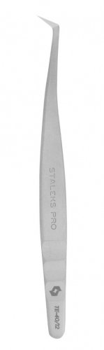 Staleks - Pro Expert - Eyebrow Tweezers - Pęseta do brwi w kształcie L - TE-40/12