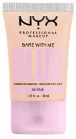 NYX Professional Makeup - BARE WITH ME - BLUR - Blurring Tint Foundation - Smoothing Foundation - 30 ml