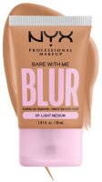 NYX Professional Makeup - BARE WITH ME - BLUR - Blurring Tint Foundation - Wygładzający podkład do twarzy - 30ml  - 09 LIGHT MEDIUM 