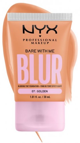 NYX Professional Makeup - BARE WITH ME - BLUR - Blurring Tint Foundation - Wygładzający podkład do twarzy - 30ml  - 07 GOLDEN 