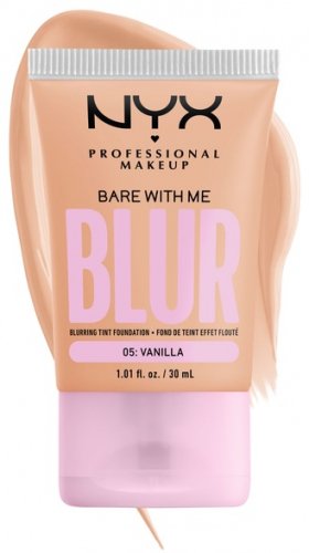 NYX Professional Makeup - BARE WITH ME - BLUR - Blurring Tint Foundation - Wygładzający podkład do twarzy - 30ml  - 05 VANILLA