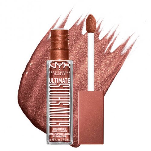 NYX Professional Makeup - ULTIMATE - GLOW SHOTS - Liquid Eyeshadow - Płynny cień do powiek - 7,5 ml  - 15 PEAR PRIZE 