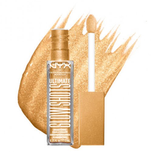 NYX Professional Makeup - ULTIMATE - GLOW SHOTS - Liquid Eyeshadow - Płynny cień do powiek - 7,5 ml  - 14 GLITZY GUAVA