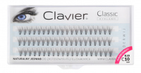 Clavier - Sztuczne rzęsy w kępkach - C-10 mm - C-10 mm