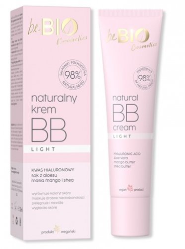 beBIO - Natural BB Cream - Naturalny krem BB - 30 ml - Light