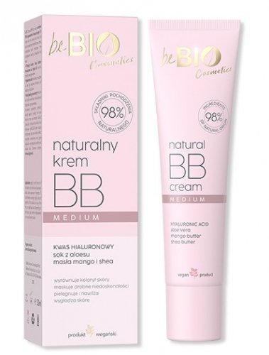 beBIO - Natural BB Cream - Naturalny krem BB - 30 ml - Medium
