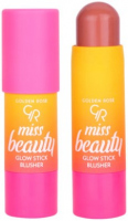 Golden Rose - Miss Beauty - Glow Stick - Blusher - Illuminating blush stick - 6 g - 02 DUSTY ROSE - 02 DUSTY ROSE