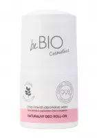 beBIO - Natural Roll-On Deodorant - Naturalny dezodorant w kulce - Chia i kwiat wiśni japońskiej - 50 ml