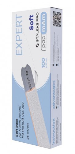 Staleks - Pro Expert - Soft "papmAm" Files - Nakładki na pilnik - 150 grit. - 25 szt.