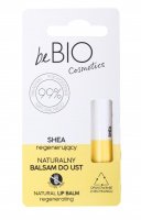 beBIO - Natural Lip Balm - Naturalny balsam do ust regenerujący - Masło Shea - 5 g