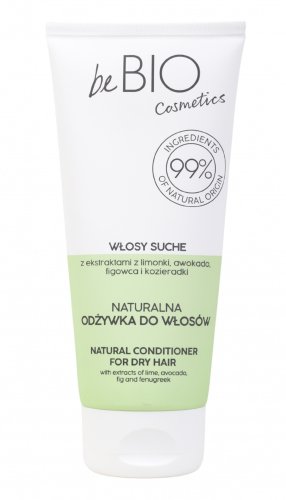 beBIO - Natural Conditioner for Dry Hair - Naturalna odżywka do włosów suchych - 200 ml 