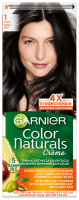 GARNIER - COLOR NATURALS Creme - Trwała, odżywcza koloryzacja do włosów - 1 Czarny