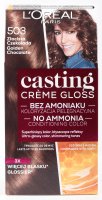 L'Oréal - Casting Créme Gloss - Golden Chocolate - Pielęgnacyjna koloryzacja bez amoniaku - 503 Czekoladowe Toffi