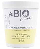 beBIO - Natural Mask for Normal / Dry Hair - Linden Flower - 200 ml