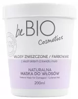 beBIO - Natural Mask for Damaged / Colored Hair - Naturalna maska do włosów zniszczonych i farbowanych - Kwiat Inula - 200 ml 