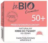 beBIO - Przeciwzmarszczkowy, naturalny krem do twarzy na dzień 50+ Opuncja figowa - 50 ml