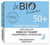 beBIO - Głęboko odżywczy, naturalny krem do twarzy wypełniający zmarszczki 50+ Biała herbata - 50 ml