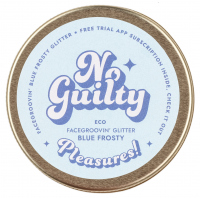 MINISTERSTWO DOBREGO MYDŁA - No Guilty Eco Facegroovin' Glitter - Biodegradowalny brokat do twarzy i ciała - 10 g - BLUE FROSTY - BLUE FROSTY