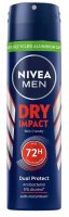 Nivea - Men - Dry Impact 72H - Anti-Perspirant - Antyperspirant w aerozolu dla mężczyzn - 150 ml 