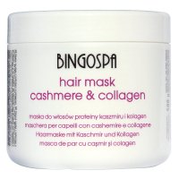 BINGOSPA - Hair Mask Cashmere & Collagen - Maska do włosów z proteinami kaszmiru i kolagenem - 500 g