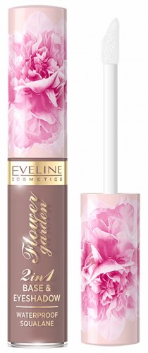 Eveline Cosmetics - Flower Garden - 2in1 Base & Eyeshadow - Wodoodporny cień-baza w płynie - 6,5 ml  - 03