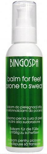 BINGOSPA - Balm For Feet Prone To Sweat - Balsam do pielęgnacji stóp ze skłonnościami do pocenia - 135 g