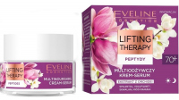 Eveline Cosmetics - Lifting Therapy - Multinourishing Cream-Serum with Peptides - Multiodżywczy krem-serum z peptydami 70+ Dzień/Noc - 50 ml