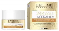 Eveline Cosmetics - 24K GOLD & CERAMIDES Deeply Nourishing Cream - Concentrated deeply nourishing cream 70+ Day/Night - 50 ml