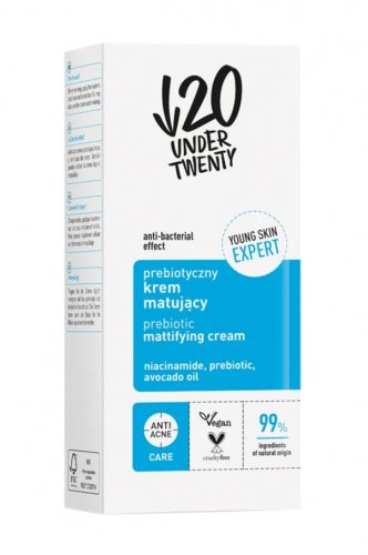 UNDER TWENTY - YOUNG SKIN EXPERT - Prebiotic Mattifying Cream - Prebiotyczny krem matujący - 50 ml