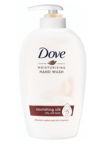 Dove - Caring Hand Wash Fine Silk - Pielęgnujące mydło w płynie do rąk z jedwabiem - 250 ml