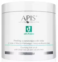 APIS - API-PODO - Cleansing Foot Scrub - Oczyszczający peeling do stóp z solą z Morza Martwego i lawą wulkaniczną - 700 g