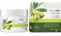 Eveline Cosmetics - Organic Olive - Intensely Nourishing Rejuvenating Cream - Silnie odżywczy krem odmładzający - Oliwka i 6 Olejków - Cera dojarzała - 50 ml 