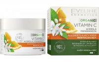 Eveline Cosmetics - Organic Vitamin C - Illuminating Revitalizing Cream - Rozświetlający krem rewitalizujący - Acerola i Poamarańcza - Każdy rodzaj cery - 50 ml
