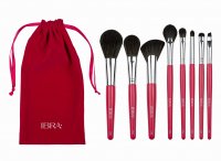 Ibra - BRUSH SET CANDY - A set of 8 makeup brushes in a sachet