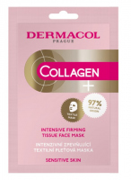 Dermacol - Collagen+ Intensive Firming Tissue Face Mask - Intensywnie odmładzająca maseczka w płacie z kolagenem - Skóra wrażliwa - 1 sztuka 
