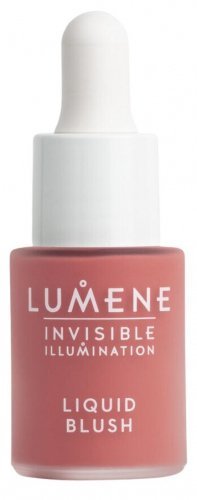 LUMENE - INVISIBLE ILLUMINATION - LIQUID BLUSH - Płynny róż z serum - 15 ml  - BRIGHT BLOOM