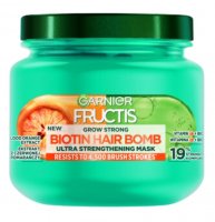GARNIER - FRUCTIS - GROW STRONG - Biotin Hair Bomb - Ultra Strengthening Mask - 320 ml