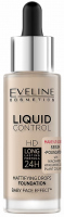 Eveline Cosmetics - Liquid Control - Mattifying Drops Foundation - 30 ml - 010 LIGHT BEIGE - 010 LIGHT BEIGE