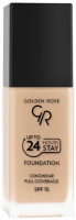 Golden Rose - Up To 24 Hours Stay Foundation - High coverage - SPF15 - 35 ml - 08 - 08